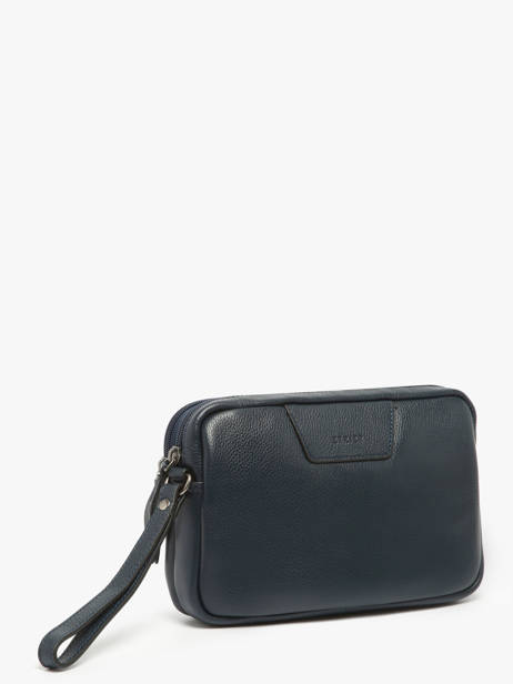 Herenpocket Flandres Leder Etrier Blauw flandres EFLA733S ander zicht 2