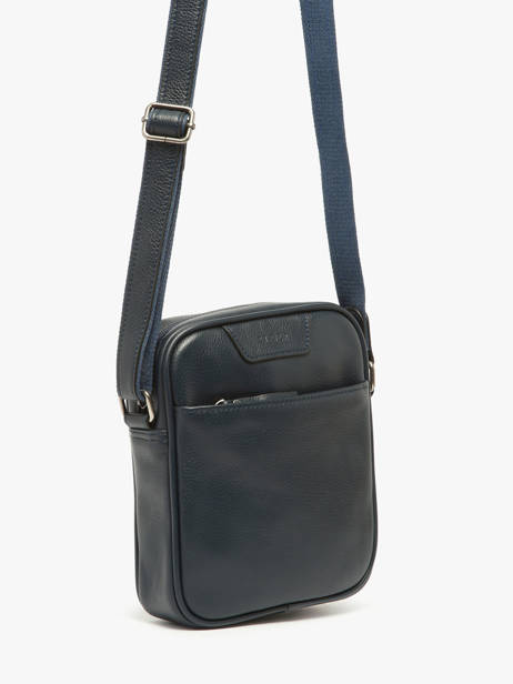 Cross Body Tas Flandres Leder Etrier Blauw flandres 1920086 ander zicht 2
