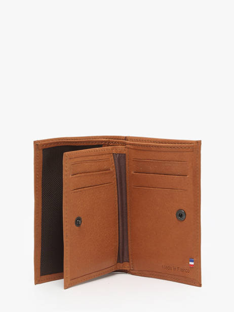 Compacte Portefeuille Oil Leder Etrier Bruin oil EOIL027 ander zicht 2
