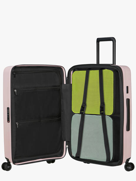 Harde Reiskoffer Restackd Samsonite Roze restackd 150704 ander zicht 3