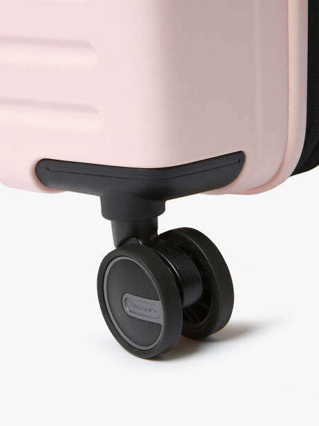 Harde Reiskoffer Restackd Samsonite Roze restackd 150704 ander zicht 2