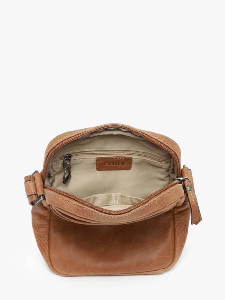 Cross Body Tas Spider Leder Etrier Bruin spider 12645 ander zicht 3