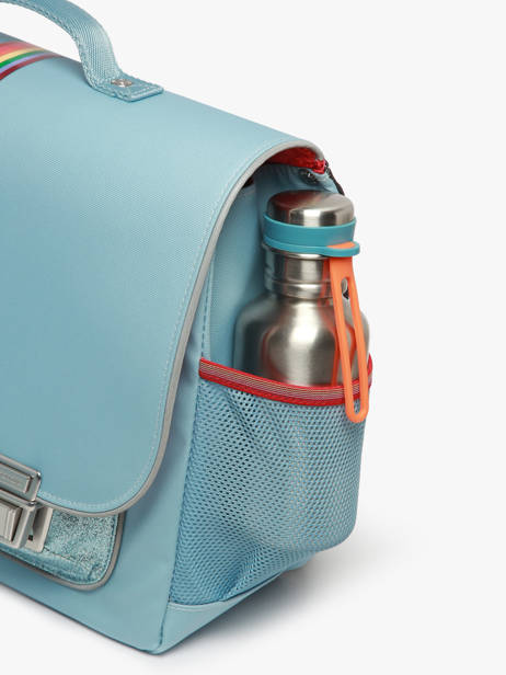 Boekentas 2 Compartimenten Jeune premier Blauw classics C ander zicht 5
