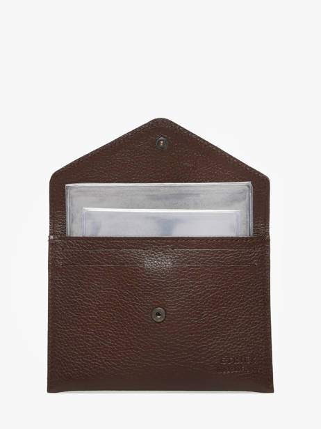 Documentenhouder Madras Leder Etrier Bruin madras EMAD054 ander zicht 1
