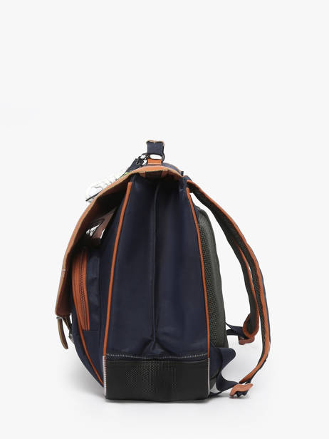 Boekentas 2 Compartimenten Tann's Blauw les fantaisies g 41111 ander zicht 1