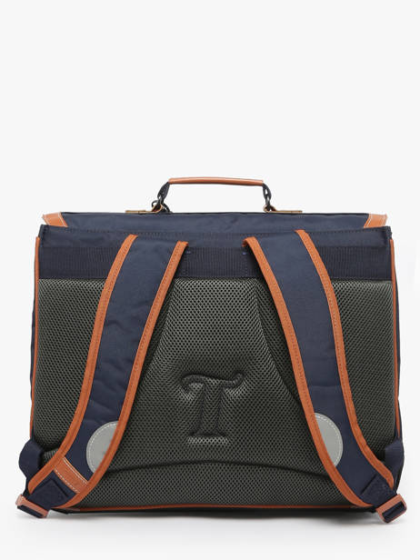 Boekentas 2 Compartimenten Tann's Blauw les fantaisies g 41111 ander zicht 3