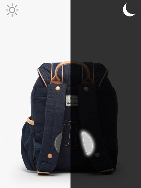 Rugzak Tann's Blauw tann's x tartine et choco 214112 ander zicht 5