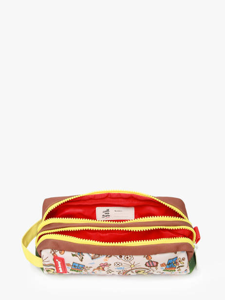 Pennenzak 2 Compartimenten Cool Kids Hello hossy Beige cool kids P ander zicht 1