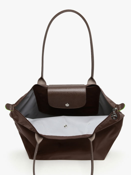 Longchamp Le pliage green Schoudertas Bruin