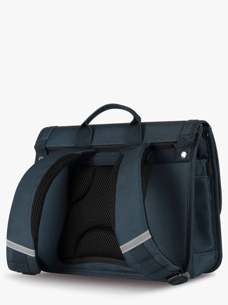 Boekentas 2 Compartimenten Cabaia Blauw school M ander zicht 4