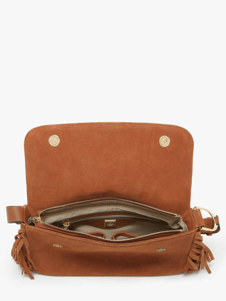Schoudertas Country Leder Etrier Bruin country ECOU145M ander zicht 5