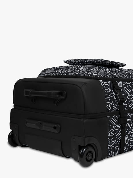 Soepele Reiskoffer Travel Cabaia Zwart travel L ander zicht 2