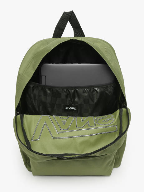Rugzak 1 Compartiment Vans Groen backpack VN000H4Z ander zicht 1