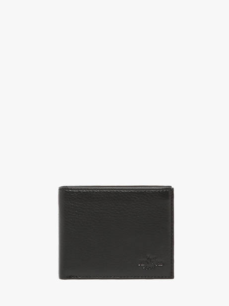 Portefeuille Leder Yves renard Zwart foulonne 2307