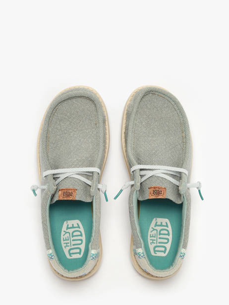 Mocassins Wally Jute Hey dude Blauw men 43085 ander zicht 4