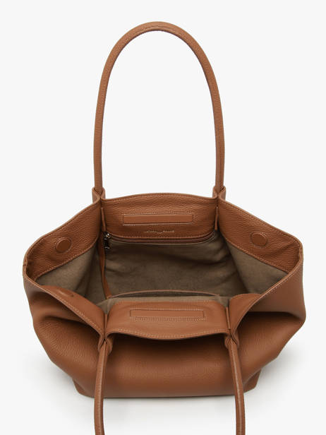 Schoudertas Galatée Leder Nathan baume Bruin nymphea 3 ander zicht 4