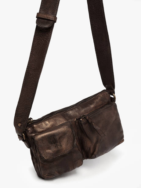 Cross Body Tas Heritage Leder Biba Bruin heritage KEO1L ander zicht 2