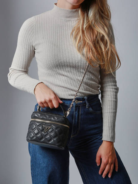 Cross Body Tas Giully Guess Zwart giully QG967377 ander zicht 1