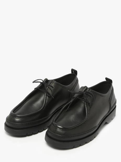 Derby Veterschoenen Uit Leder Kleman Zwart men MAJOR ander zicht 2