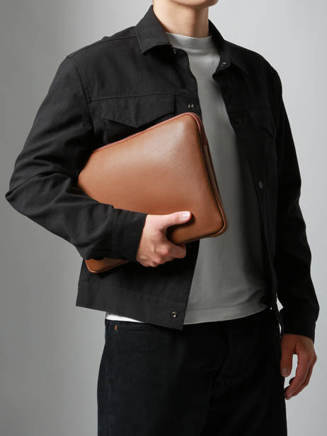 Laptophoes Flandres 13'' Leder Etrier Bruin flandres EFLA8833 ander zicht 1