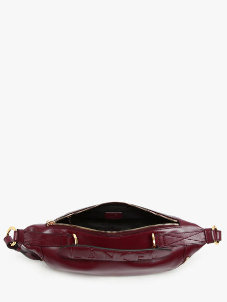 Cross Body Tas S Origami Leder Lancel Rood origami A12527 ander zicht 3