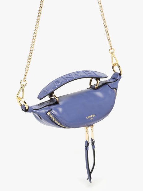 Cross Body Tas Xs Origami Leder Lancel Blauw origami A12526 ander zicht 2