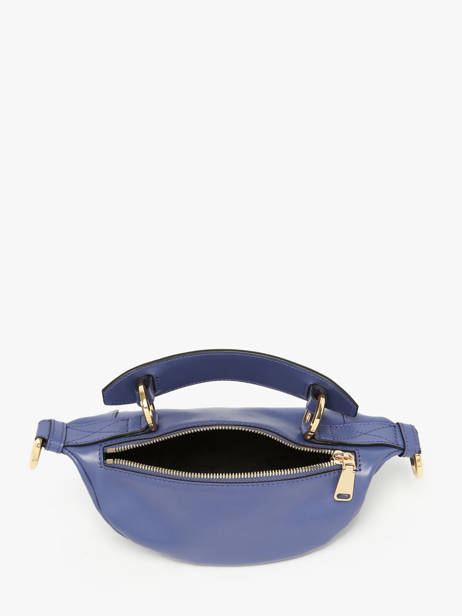 Cross Body Tas Xs Origami Leder Lancel Blauw origami A12526 ander zicht 3