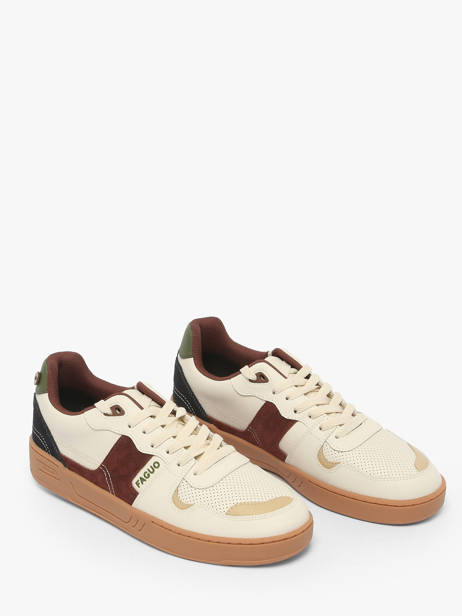 Ceiba Sneakers Uit Leder Faguo Beige men 23CG3206 ander zicht 2
