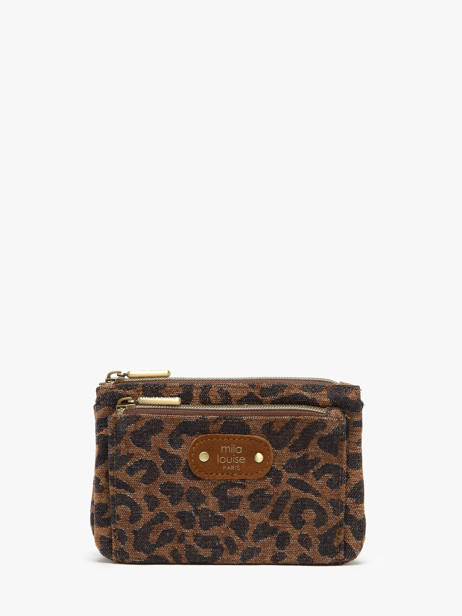 Portemonnee Mila louise Bruin jn 23690JN1