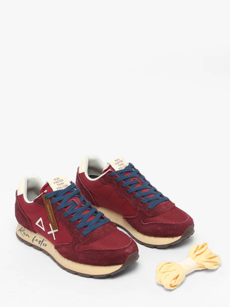 Boots Uit Leder Sun68 Rood men Z4510580 ander zicht 1