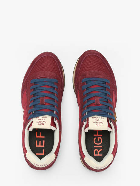 Boots Uit Leder Sun68 Rood men Z4510580 ander zicht 3