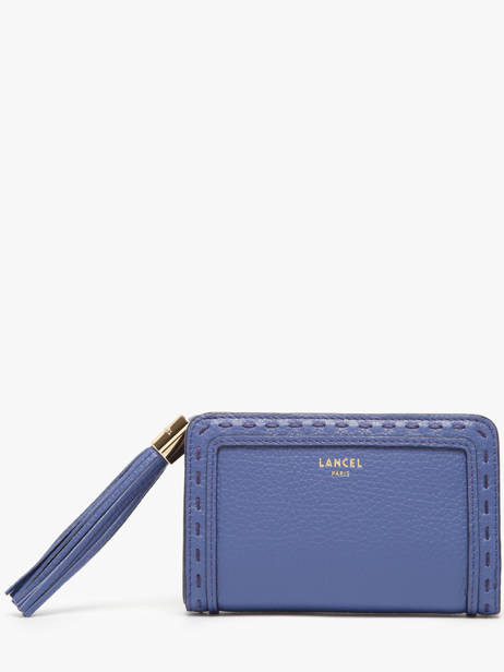 Compacte Portefeuille Premier Flirt Leder Lancel Blauw premier flirt A11136