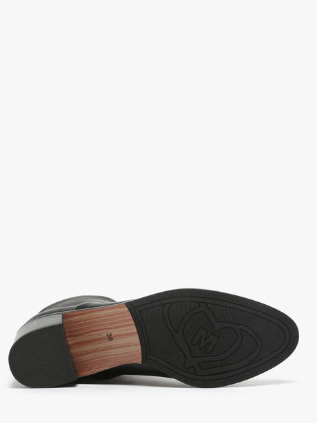 Stadsschoenen Met Hak Uit Leder Mam'zelle Zwart women CSIUY50 ander zicht 5