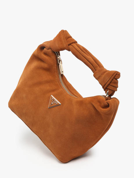 Handtassen Isotta Suède Guess Bruin isotta SG966001 ander zicht 2