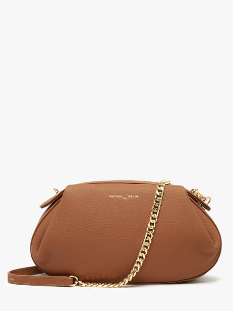 Cross Body Tas Nymphea Leder Nathan baume Bruin nymphea 2 ander zicht 4