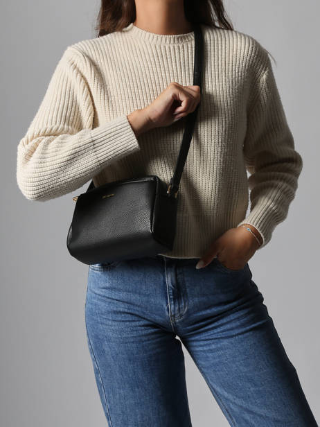 Cross Body Tas Grained Miniprix Zwart grained KJ62069 ander zicht 1