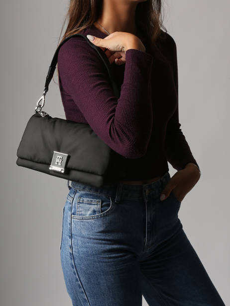 Cross Body Tas Th Her Gerecycleerd Polyester Tommy hilfiger Zwart th her AW17725 ander zicht 1