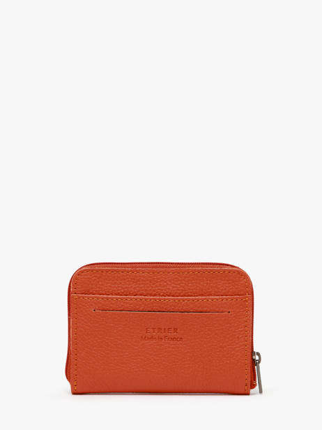 Portemonnee Leder Etrier Oranje madras EMAD900 ander zicht 2