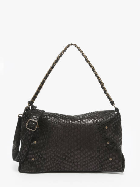 Cross Body Tas Joanna Leder Pieces Zwart joanna 17160097
