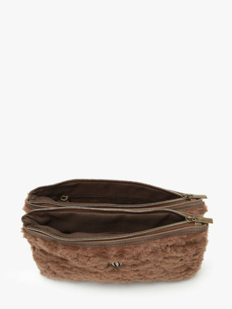 Cross Body Tas Doudou Le voyage en panier Bruin doudou AHP253 ander zicht 3