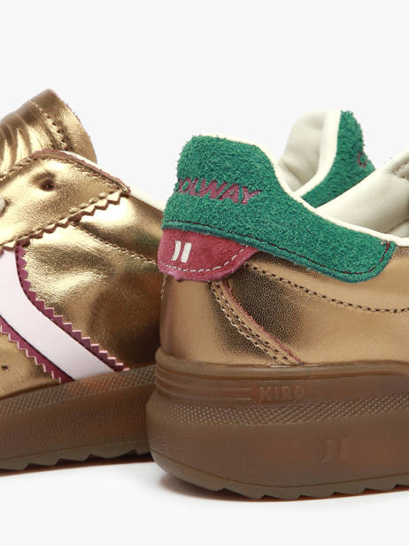 Sneakers Uit Leder Coolway Goud women 7693294 ander zicht 3