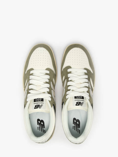 Sneakers Uit Leder New balance Groen boy BB480PEO ander zicht 3