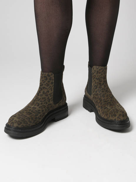 Bootschoenen Uit Leder Aliwell Groen women A0631 ander zicht 1