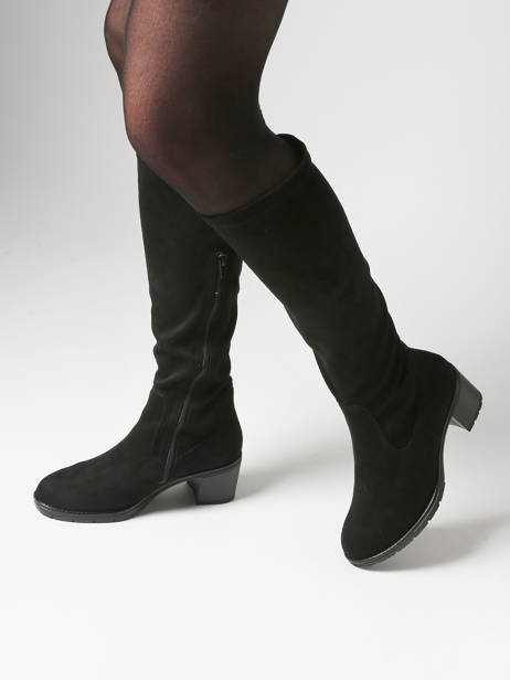 Laarzen Met Hak Remonte Zwart women - D2A76-00 ander zicht 1