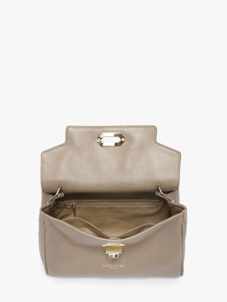 Handtas Mademoiselle Grace Leder Lancaster Beige mademoiselle grace 102 ander zicht 3