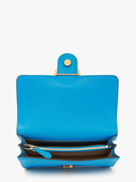 Cross Body Tas Love Bag Icon Leder Pinko Blauw love bag icon A0F1 ander zicht 3