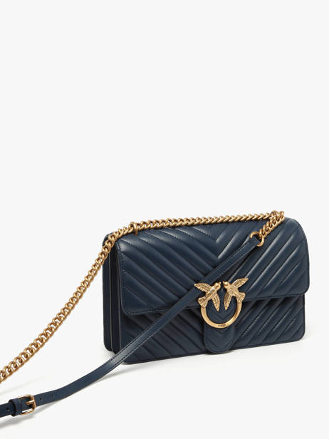 Cross Body Tas Love Bag Quilt Leder Pinko Blauw love bag quilt A0GK ander zicht 2