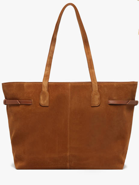 Schoudertas Marceau Leder Nat et nin Bruin vintage MARCEAU ander zicht 4