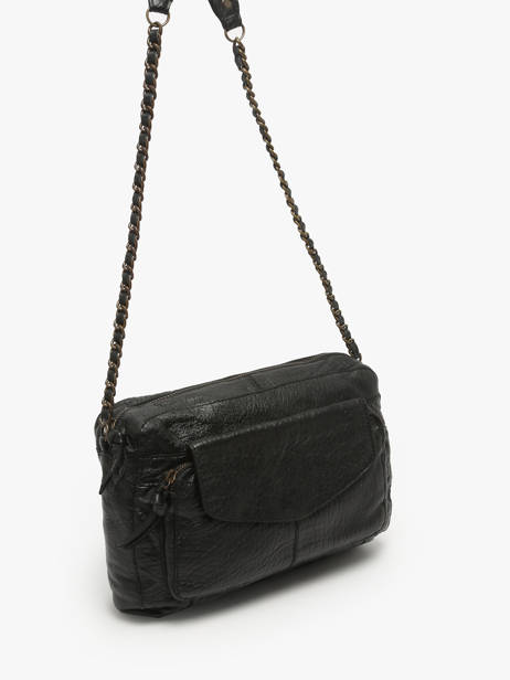 Cross Body Tas Naina Leder Pieces Zwart naina 17122474 ander zicht 2