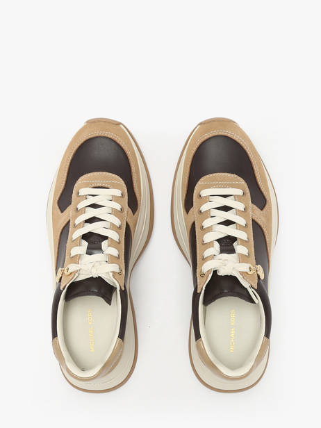 Boots Met Platformzool Uit Leder Michael kors Beige women RFS2S293 ander zicht 3